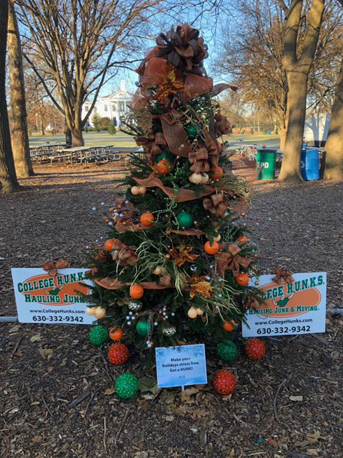 College Hunks Christmas Tree